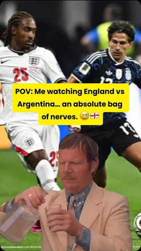 England vs Argentina in a World Cup semi-final… it doesn’t get much bigger than that. Come on England! 🏴󠁧󠁢󠁥󠁮󠁧󠁿

How are your ...
