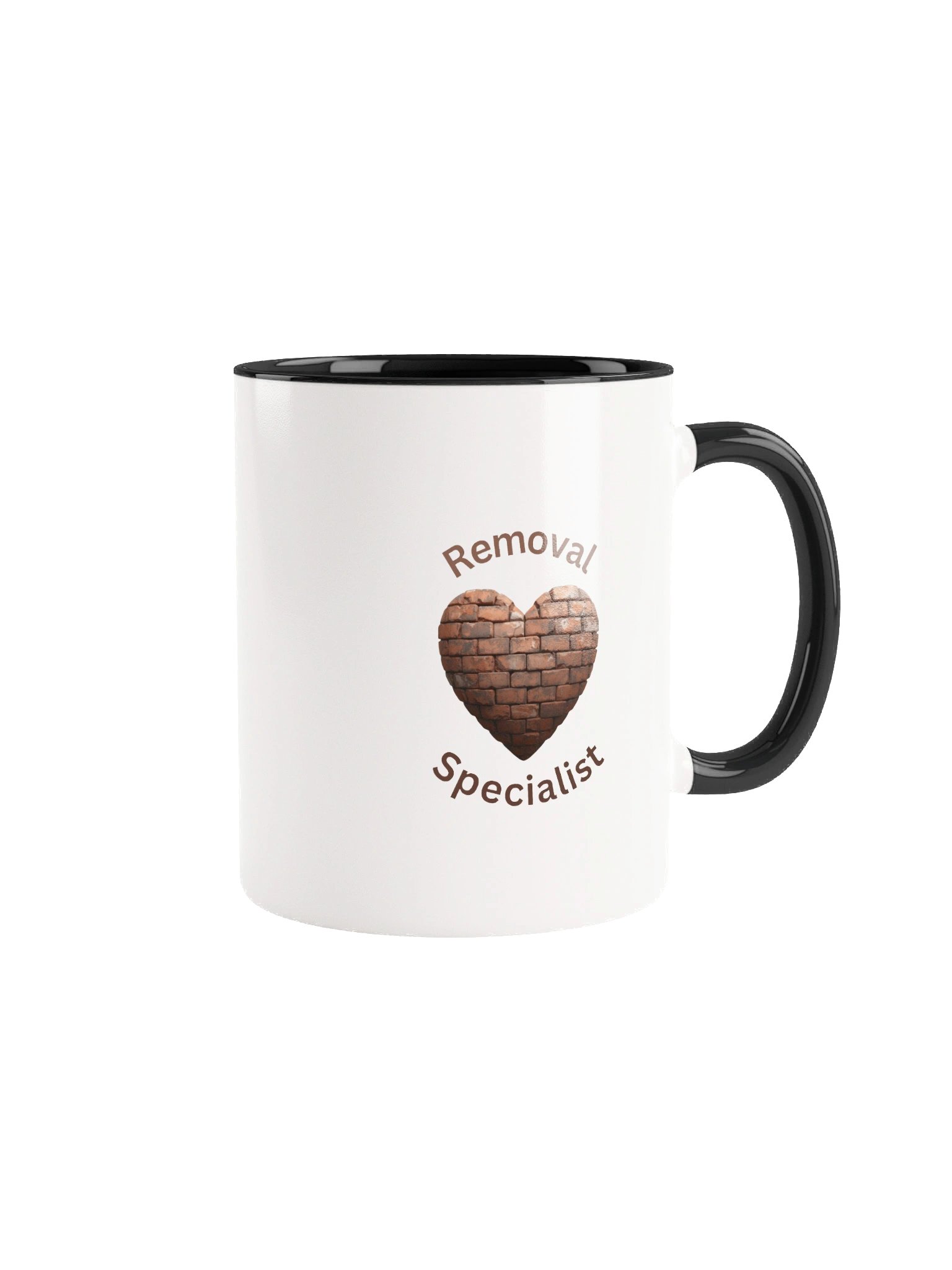 Heart Wall Removal Specialist Ceramic Mug-Original Brick and Brown product image (1)