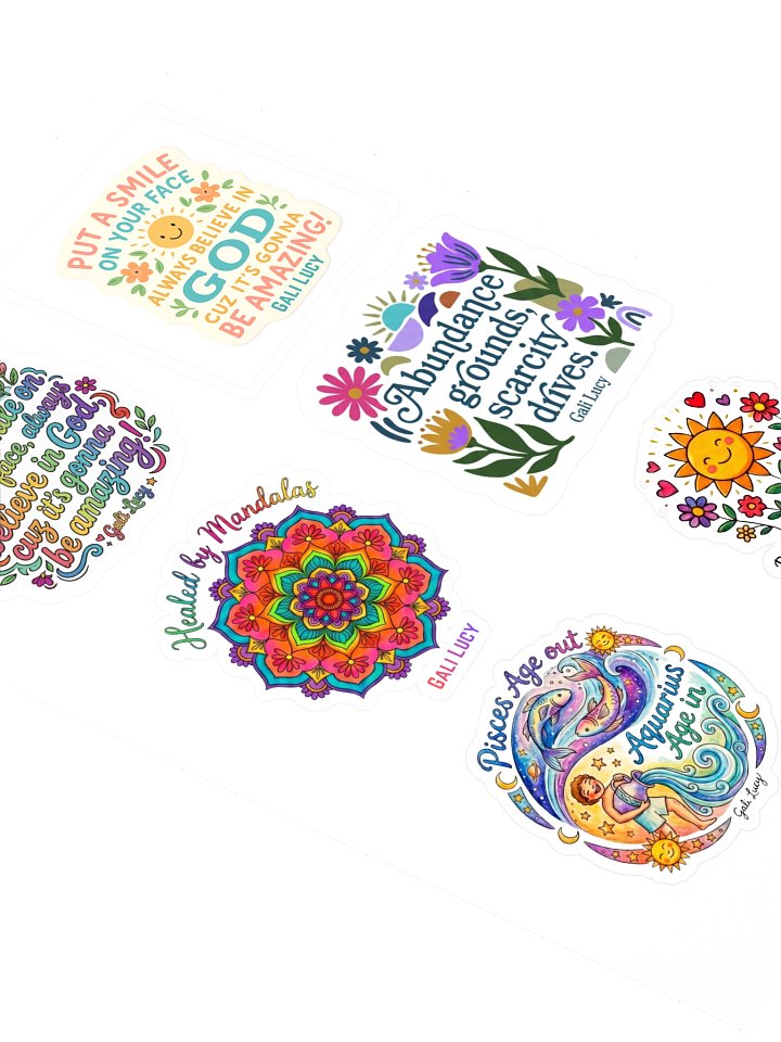 Set of 6 Stickers - Style 4 product image (2)