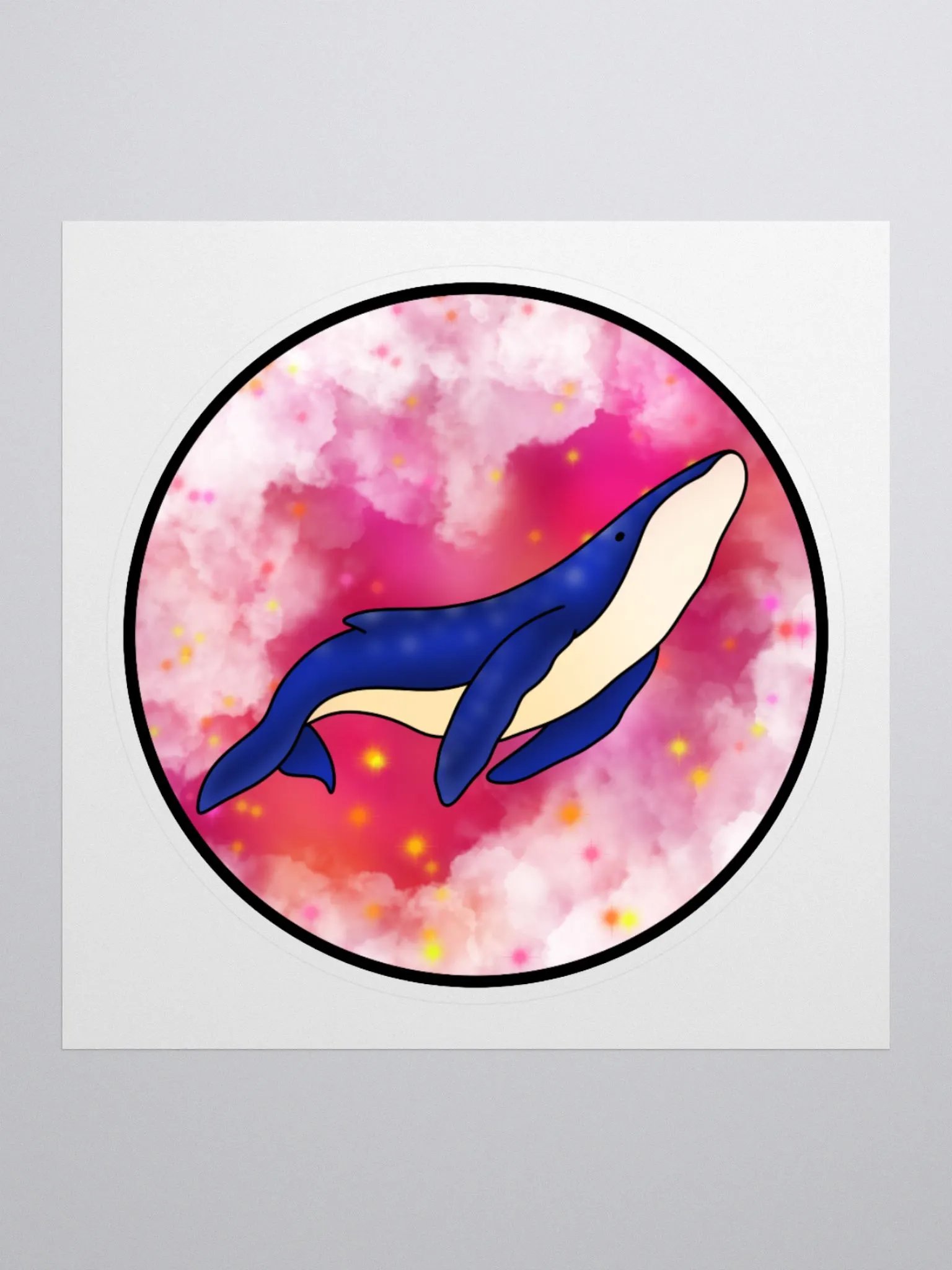 Celestial Whale Sticker product image (1)