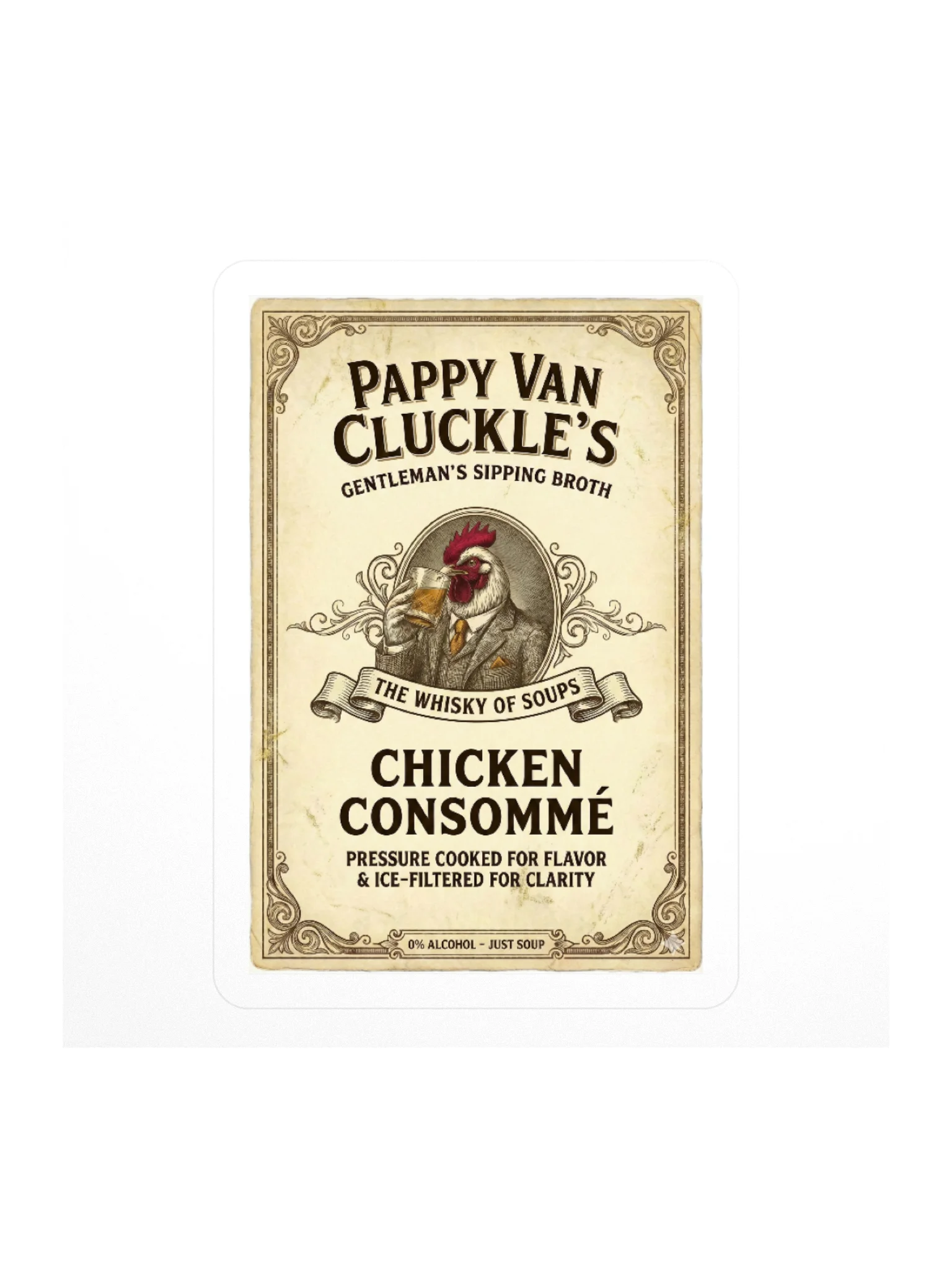 Pappy Van Cluckle's Sticker product image (1)
