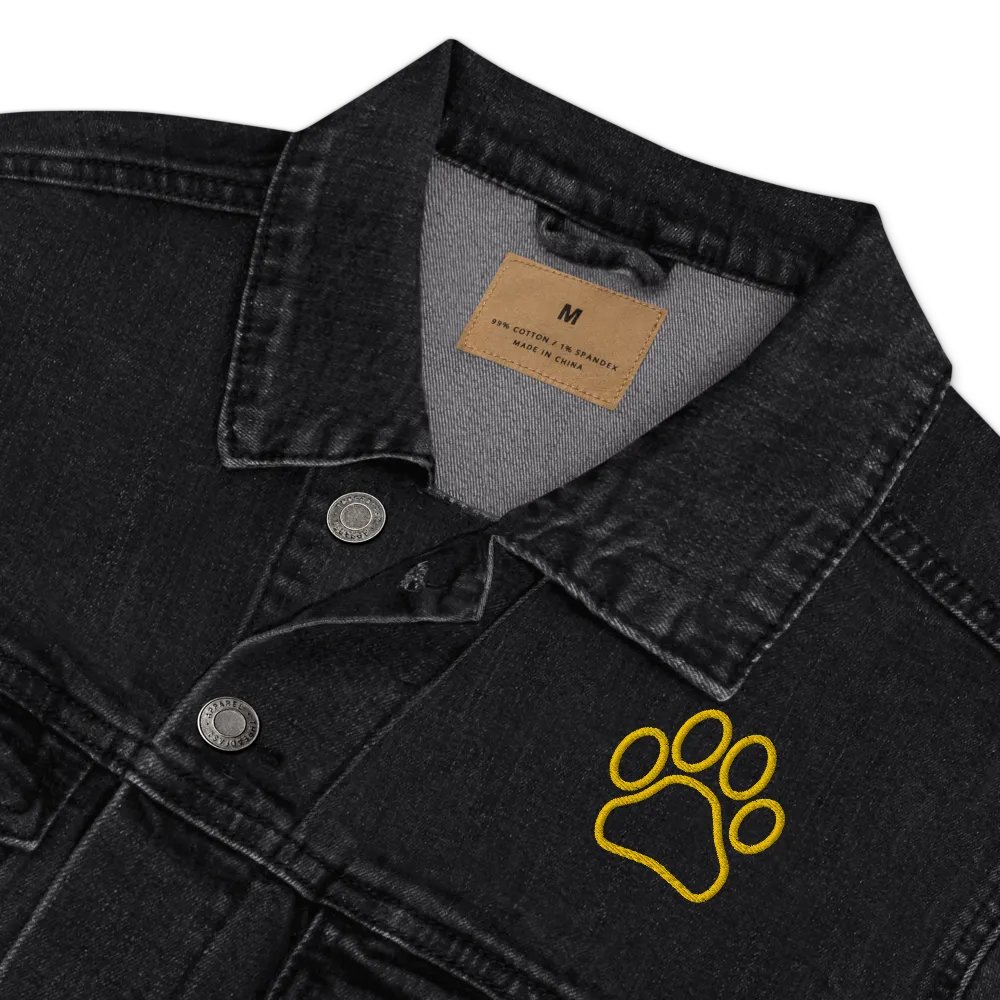 Pawprint Denim Jacket product image (5)