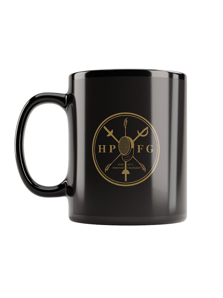 Black High Plains Fencing Guild Emblem Mug product image (1)