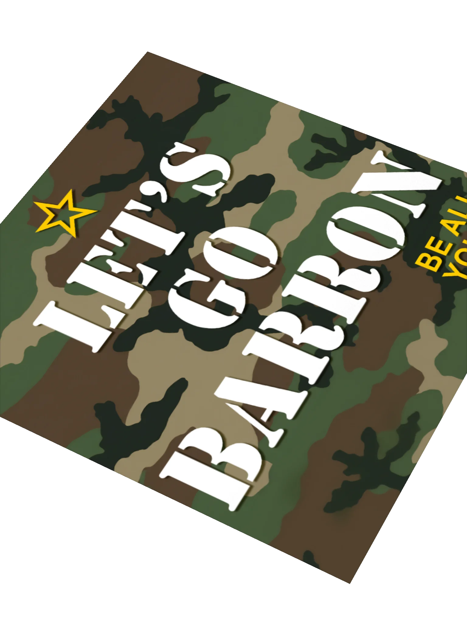 Let's Go Barron Camo Sticker product image (8)