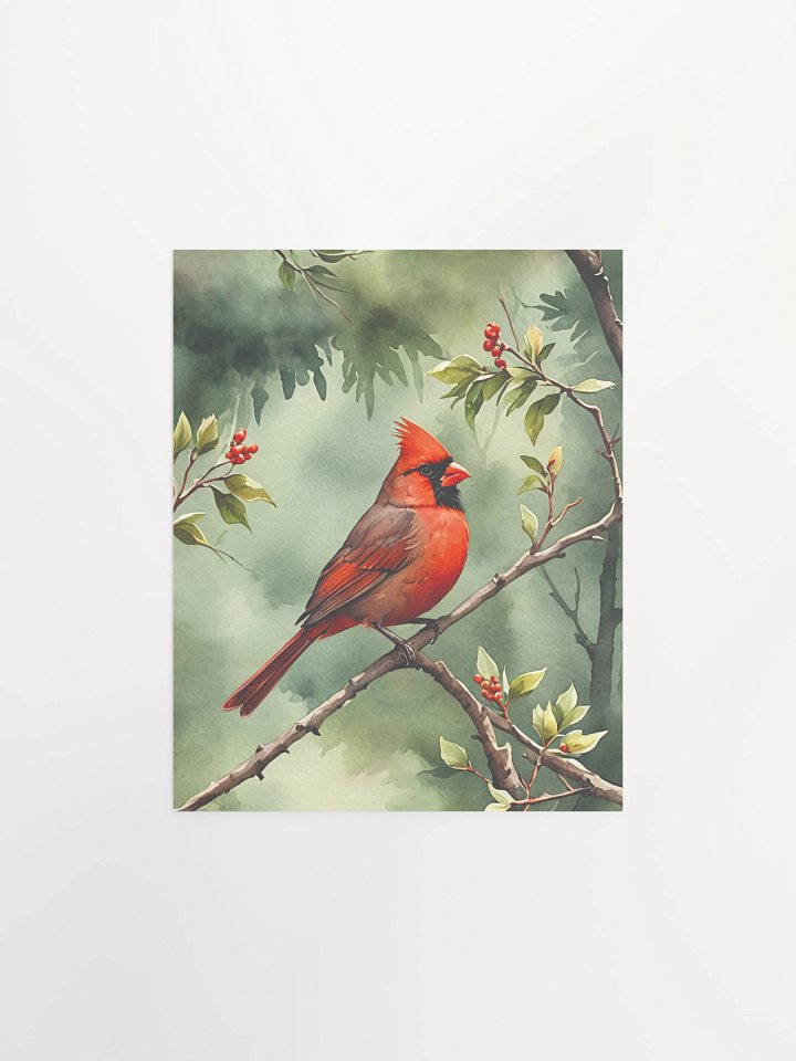 Northern Cardinal Matte Poster product image (2)