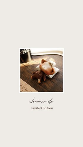 105mm x 90mm hand made art toy for figure collectors

Chamomile: “The Mended Sleeper”
This Misto does the best he can with wh...