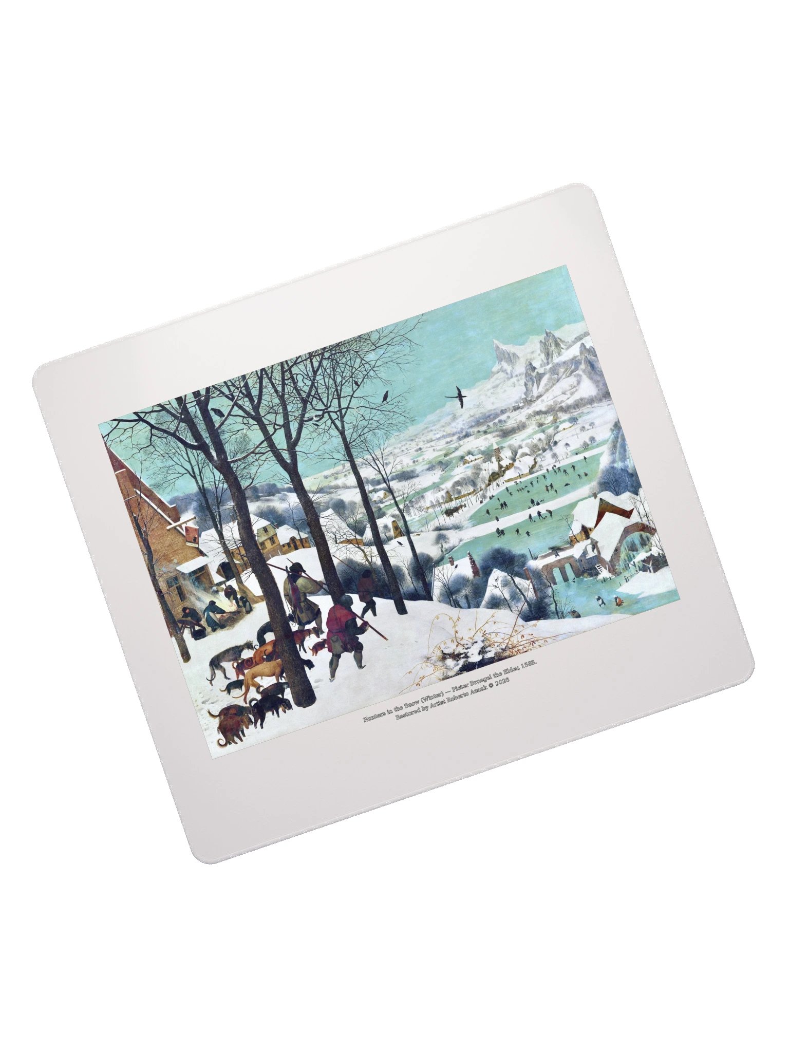 Hunters in the Snow (Winter) — Mouse Pad product image (7)