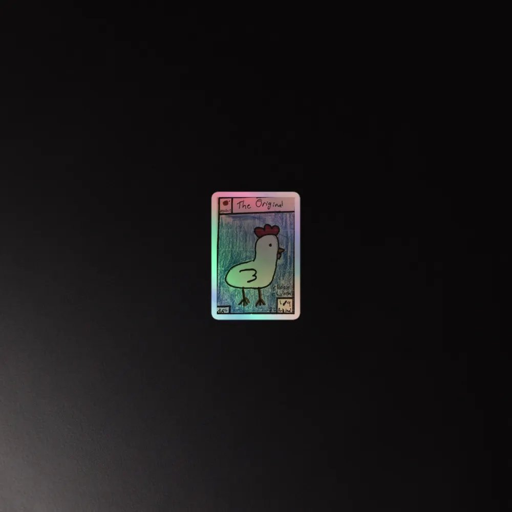 Original Chicken Holo Sticker product image (4)