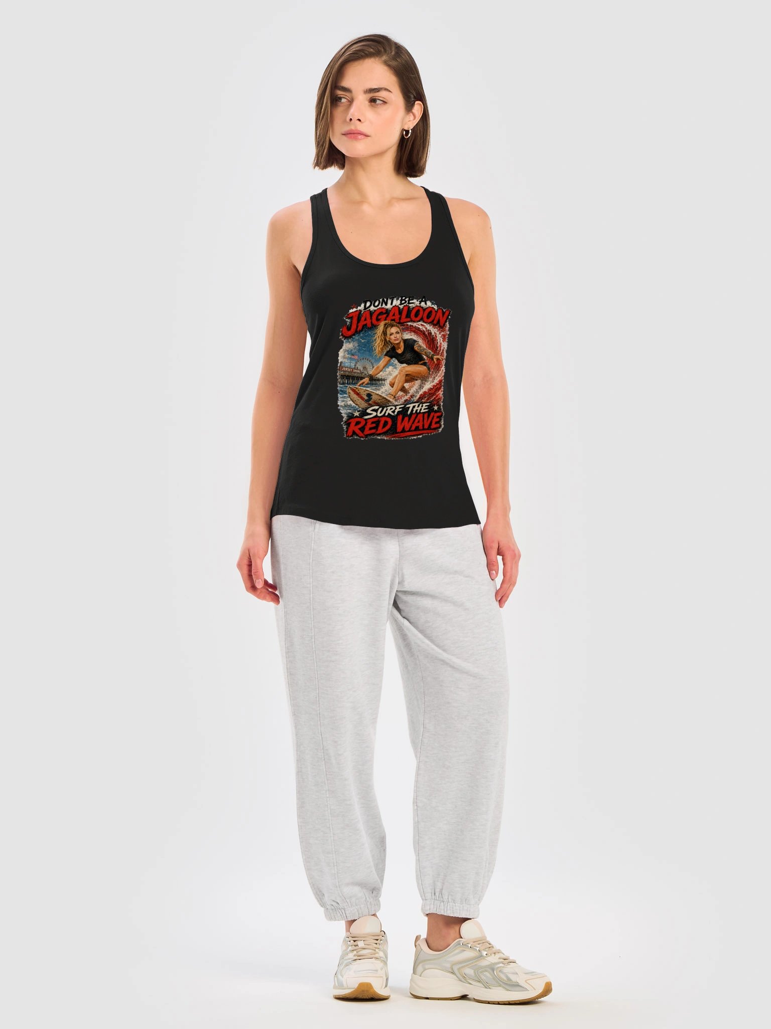 Surf the Red Wave Women’s Racerback Tank product image (5)
