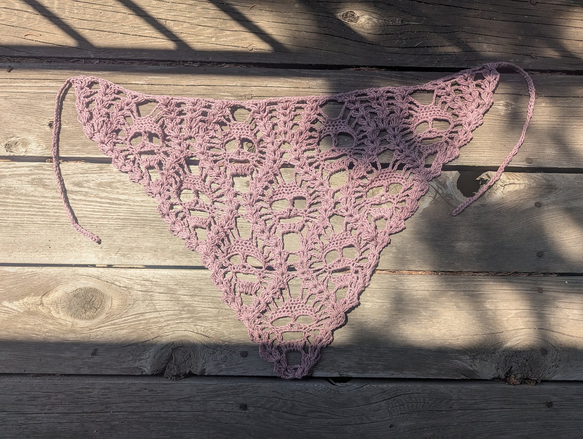 Lost Lace Bandana - Dusty Rose product image (1)