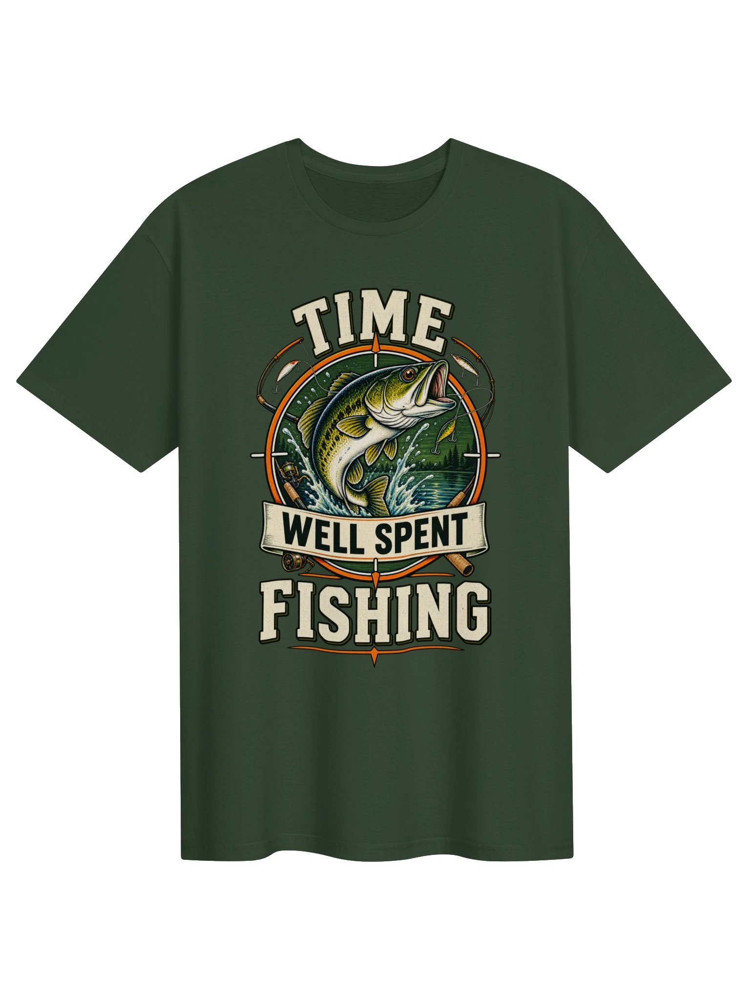 Time Well Spent Fishing T-shirt product image (11)