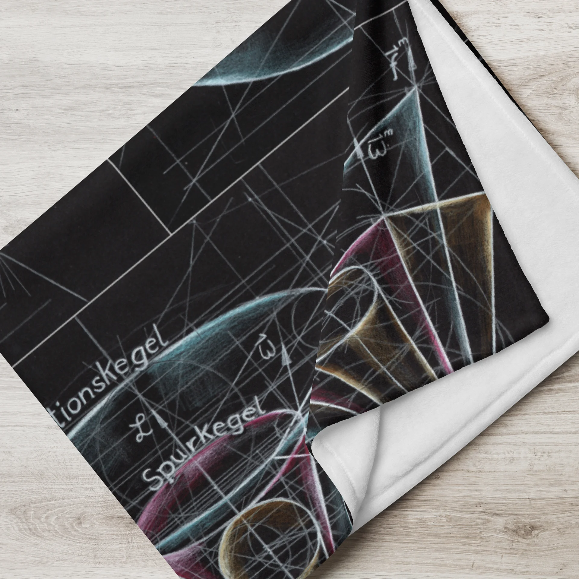 Gyroscope Motion - Geometric Physics Art Blanket product image (4)