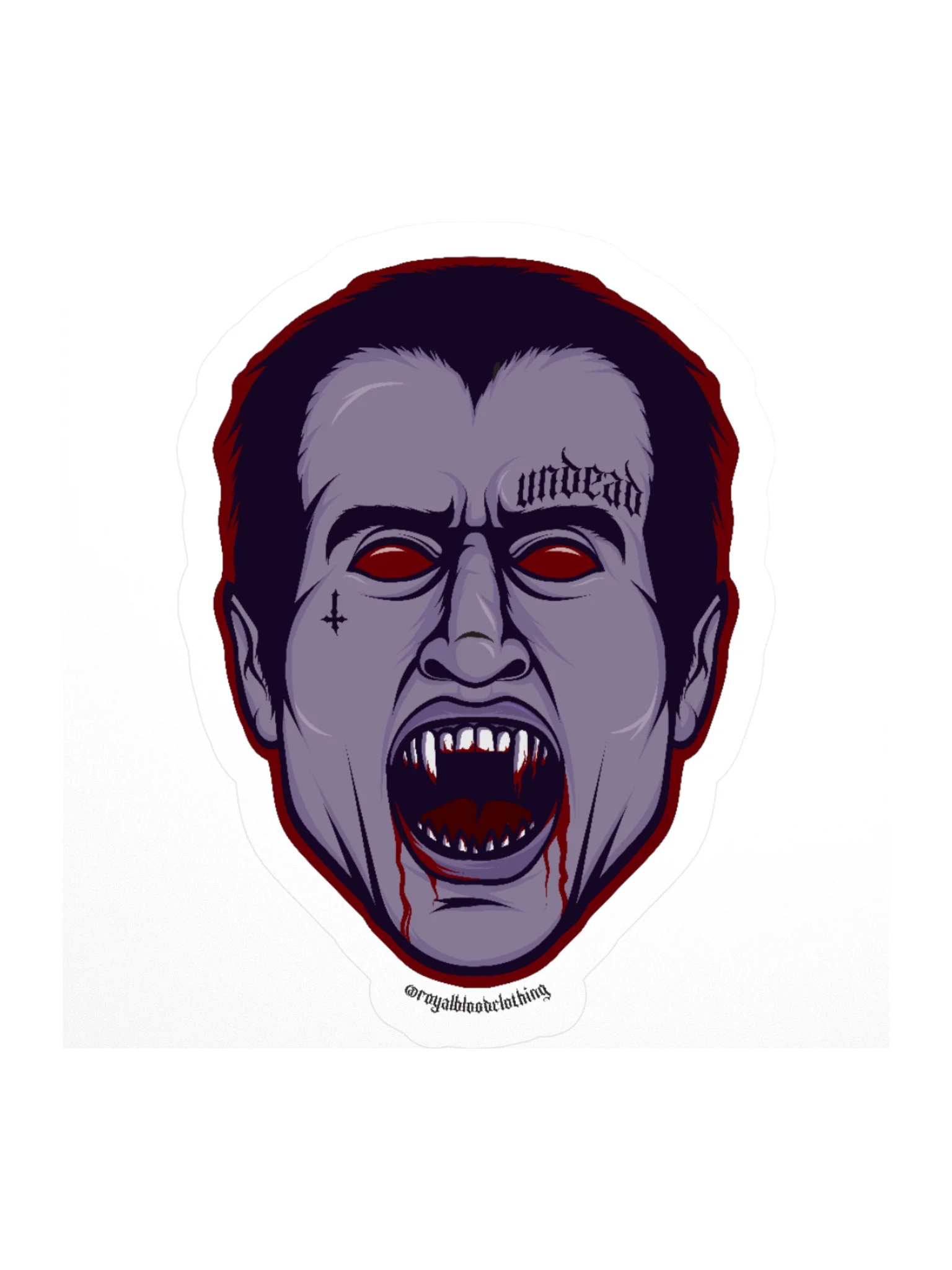 Undead Kiss Cut Stickers (indoor) product image (3)