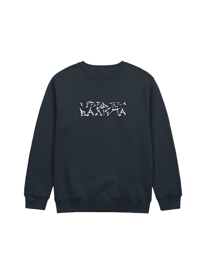 Feed the Barista Crew Shirt EMBROIDERD product image (1)