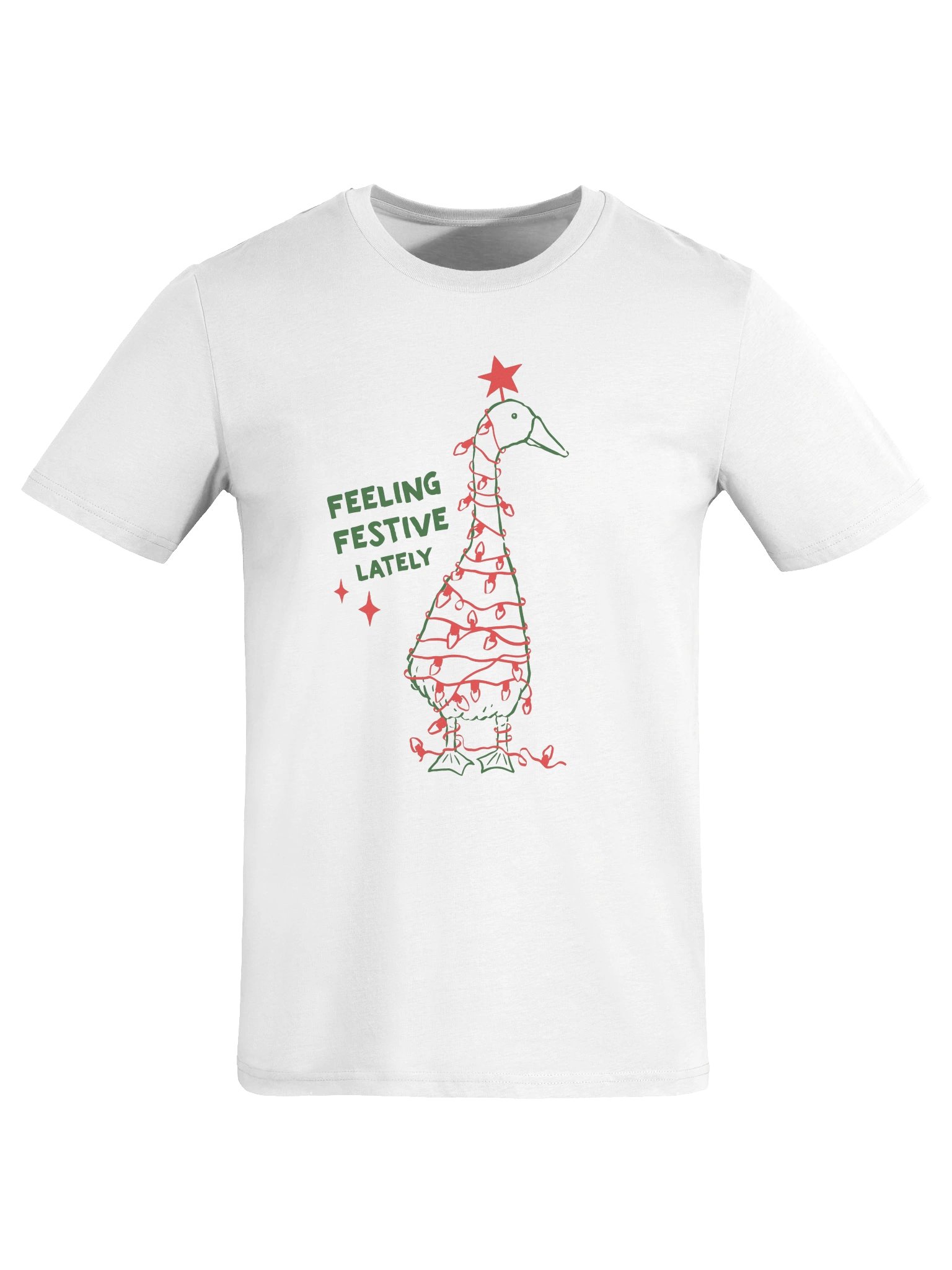 Feeling Festive Duck Holiday T-Shirt product image (4)