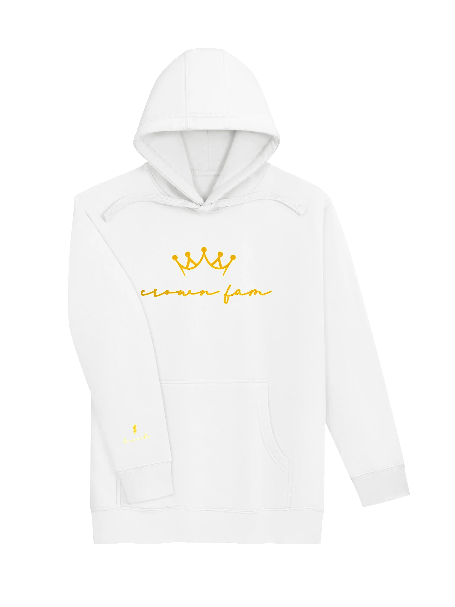 Original Crown Fam Unisex Hoodie (Gold Logo) product image (25)
