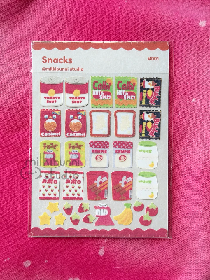 Snacks Sticker Sheet product image (1)