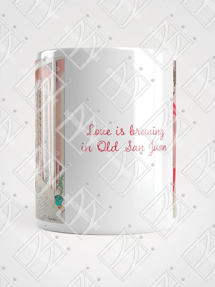 NN Designer Boutique x Camila Arraiza: Mug(Redhead) – Love is Brewing in Old San Juan product image (2)