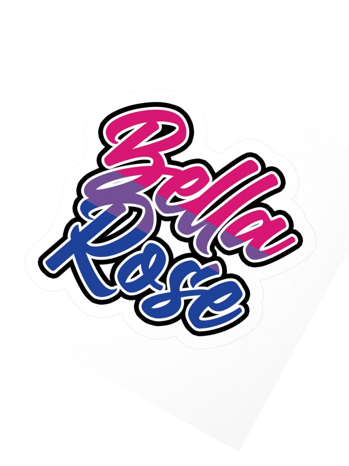 Bella Rose Bisexual Pride Sticker product image (2)