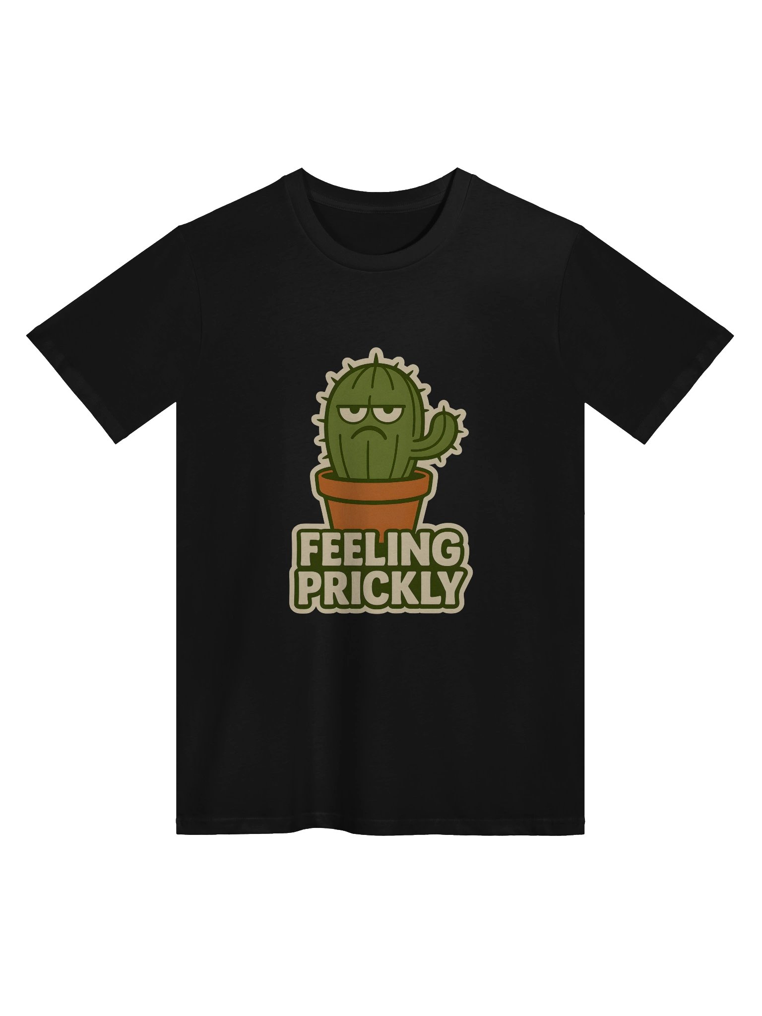 🌵 Feeling Prickly T-Shirt | Funny Cactus Design product image (1)