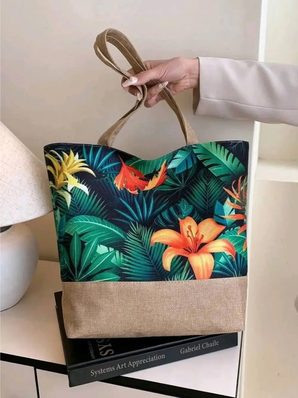 حقيبة يد نسائية قماش خفيفة وعملية مناسبة للعمل والجامعة والسفر product image (8)