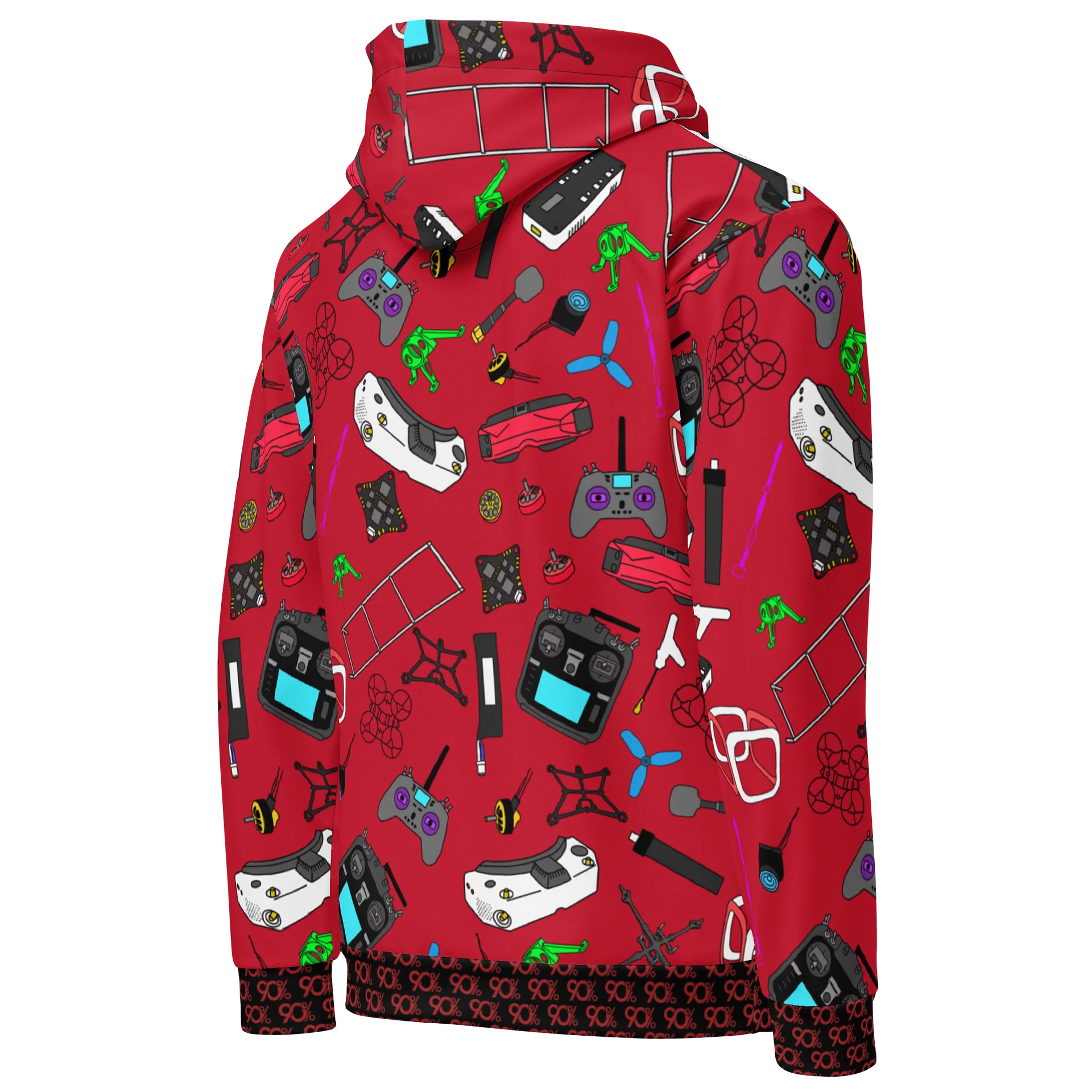 Red Micro FPV Hoodie product image (5)