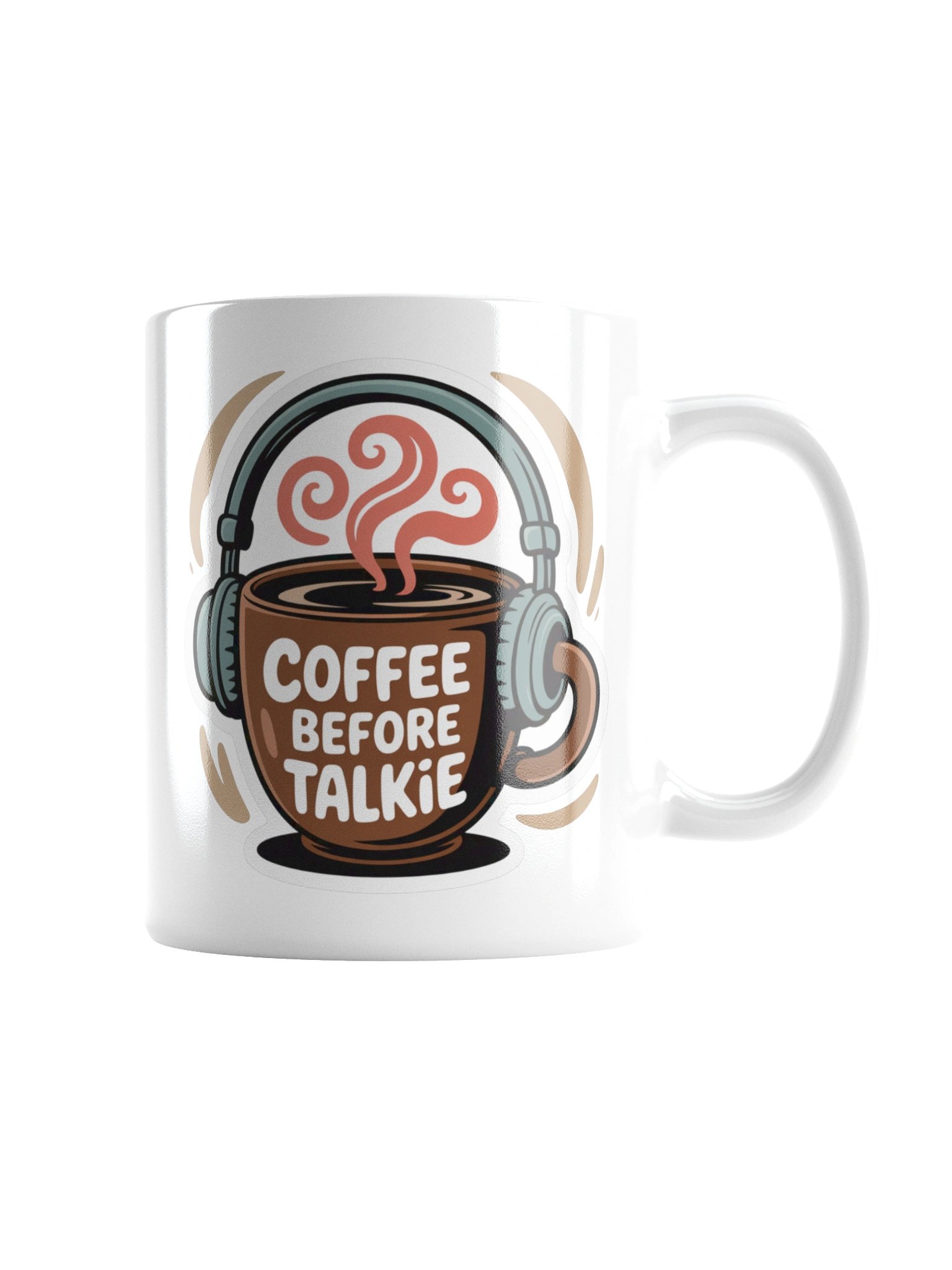 Coffee Before Talkie Funny Mug – Perfect Morning Quote product image (3)