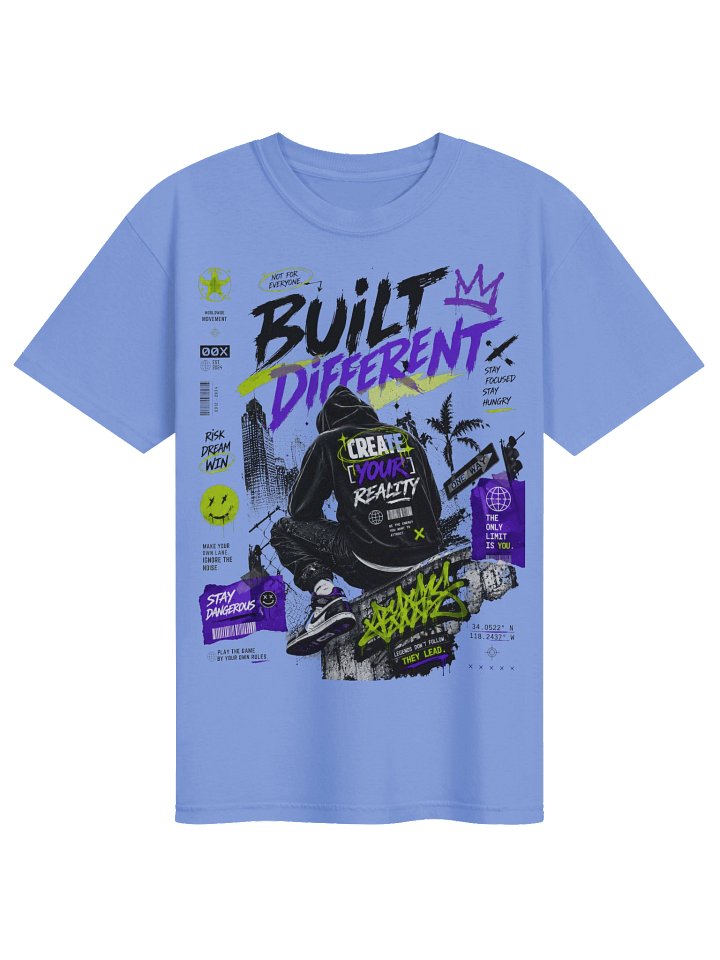 Built different Streetwear Tee product image (2)