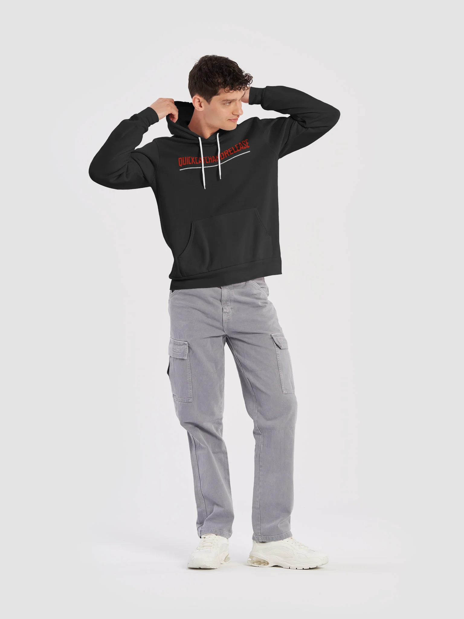 Black QUICKCATCHANDRELEASE Hoodie product image (10)