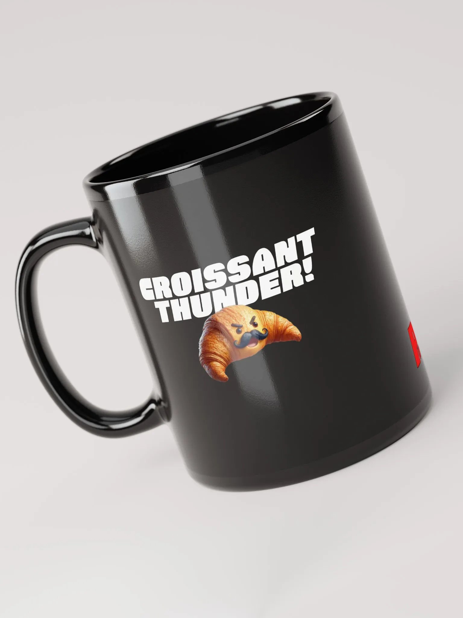 Croissant Thunder! VS. King Flan Coffee Mug! product image (6)