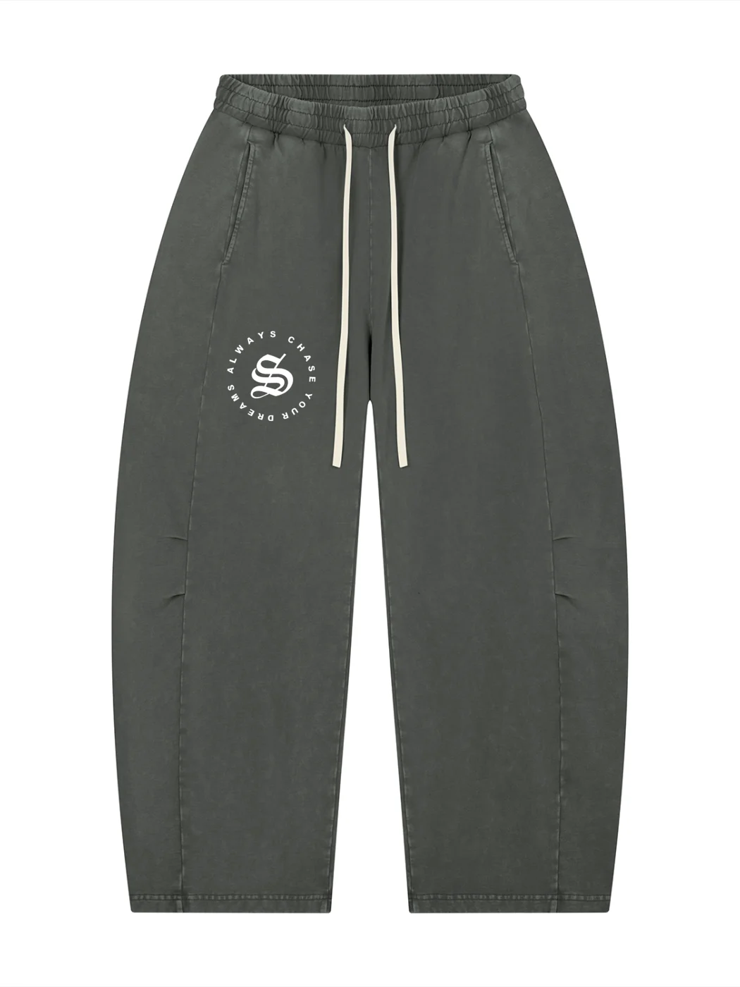 GBAH Unisex Mineral Wash Barrel Leg Pants product image (7)