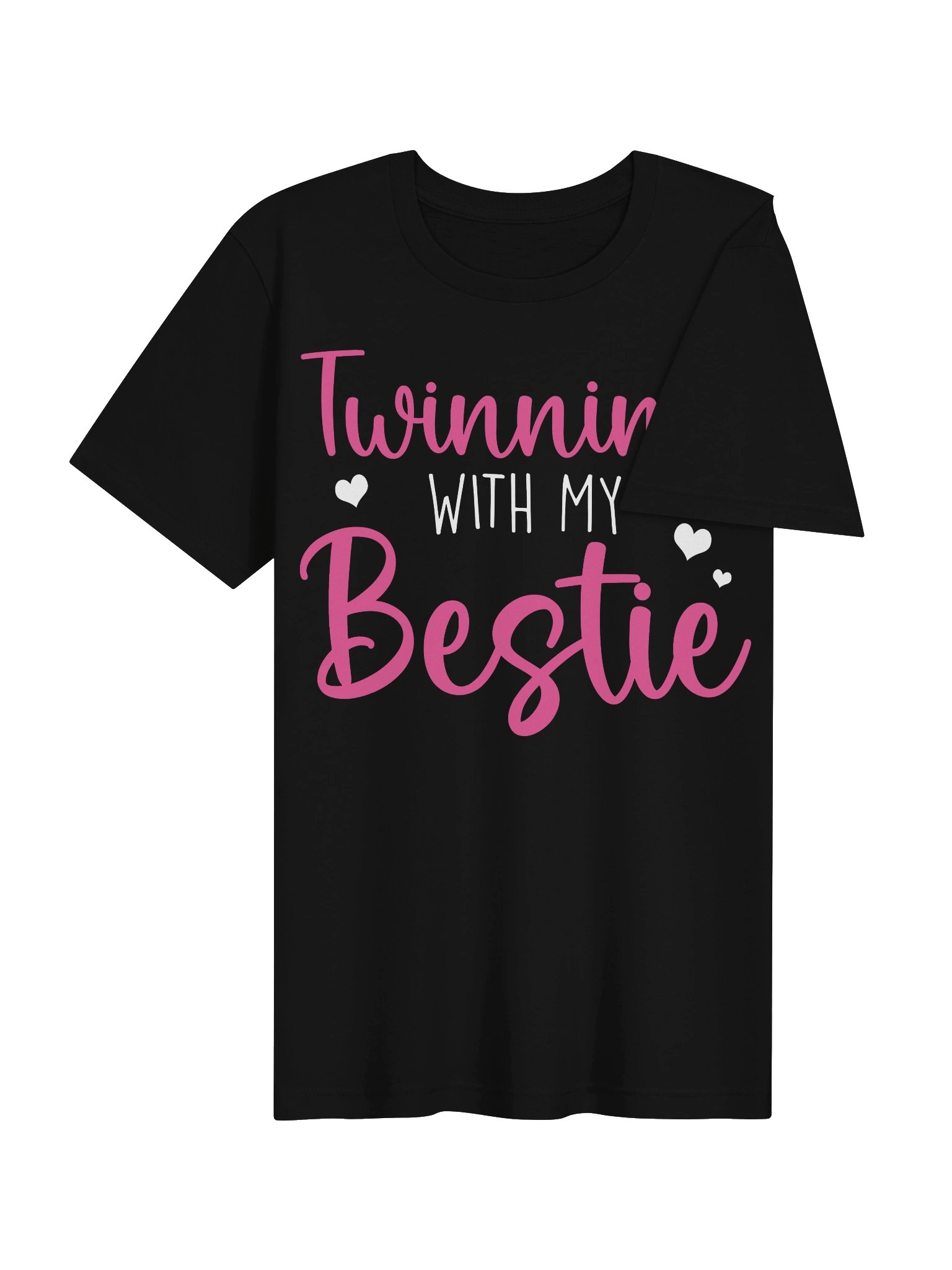 Funny Twin Matching Twins Day Friend Twinning With My Bestie T-shirt product image (39)