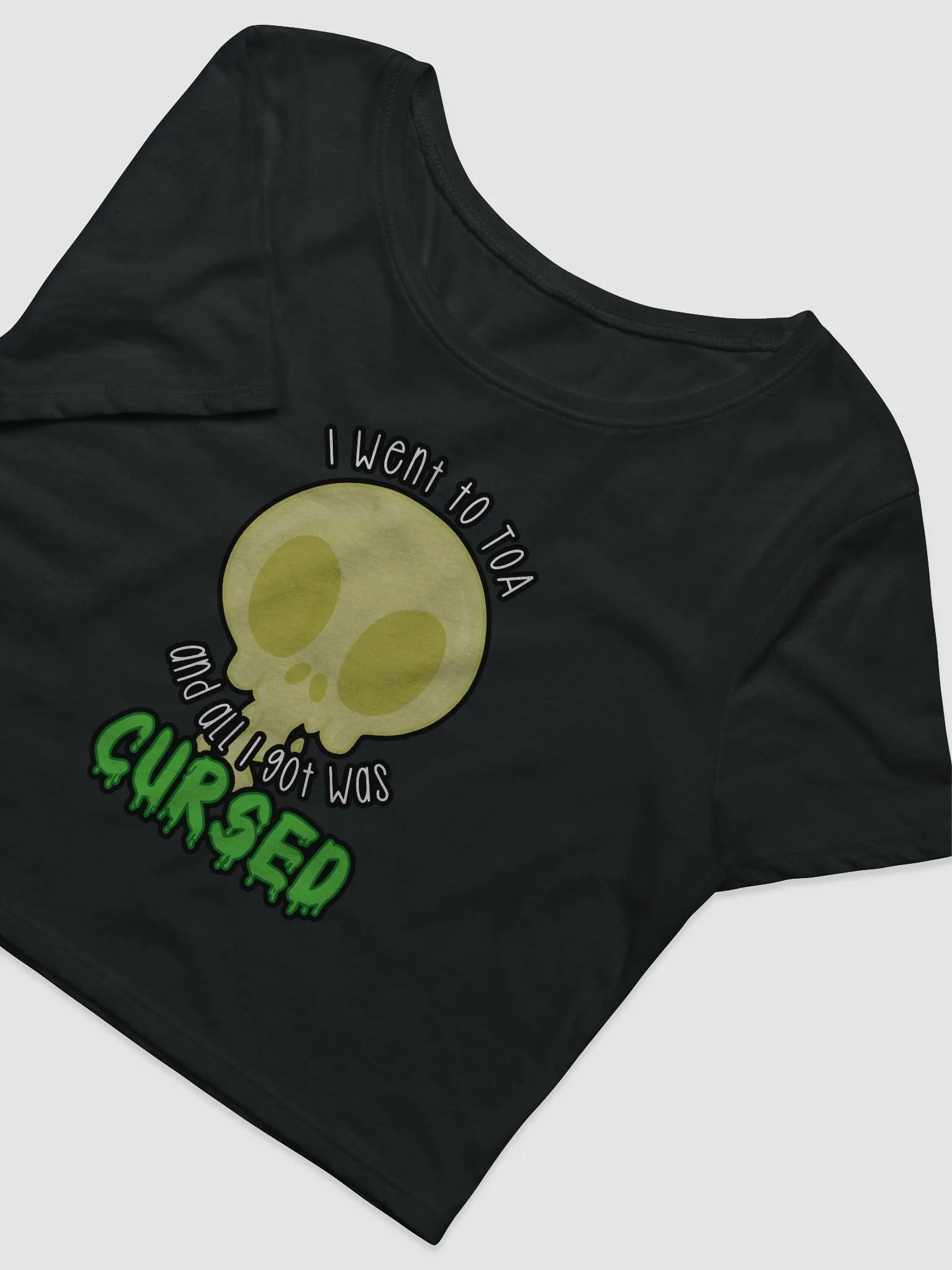 All I Got Was Cursed - Rogue - Crop Tee product image (3)