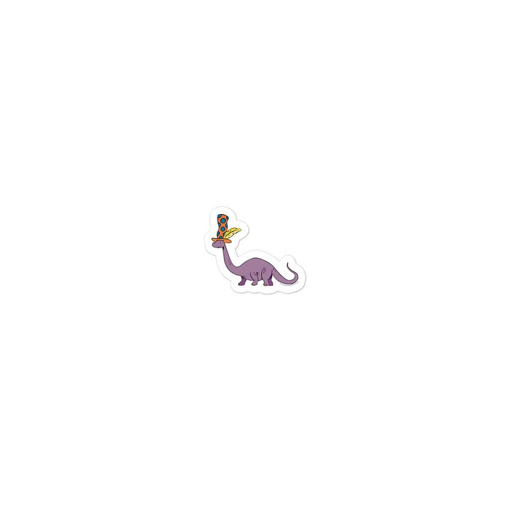 Silly Dinosaur Die Cut Sticker product image (1)