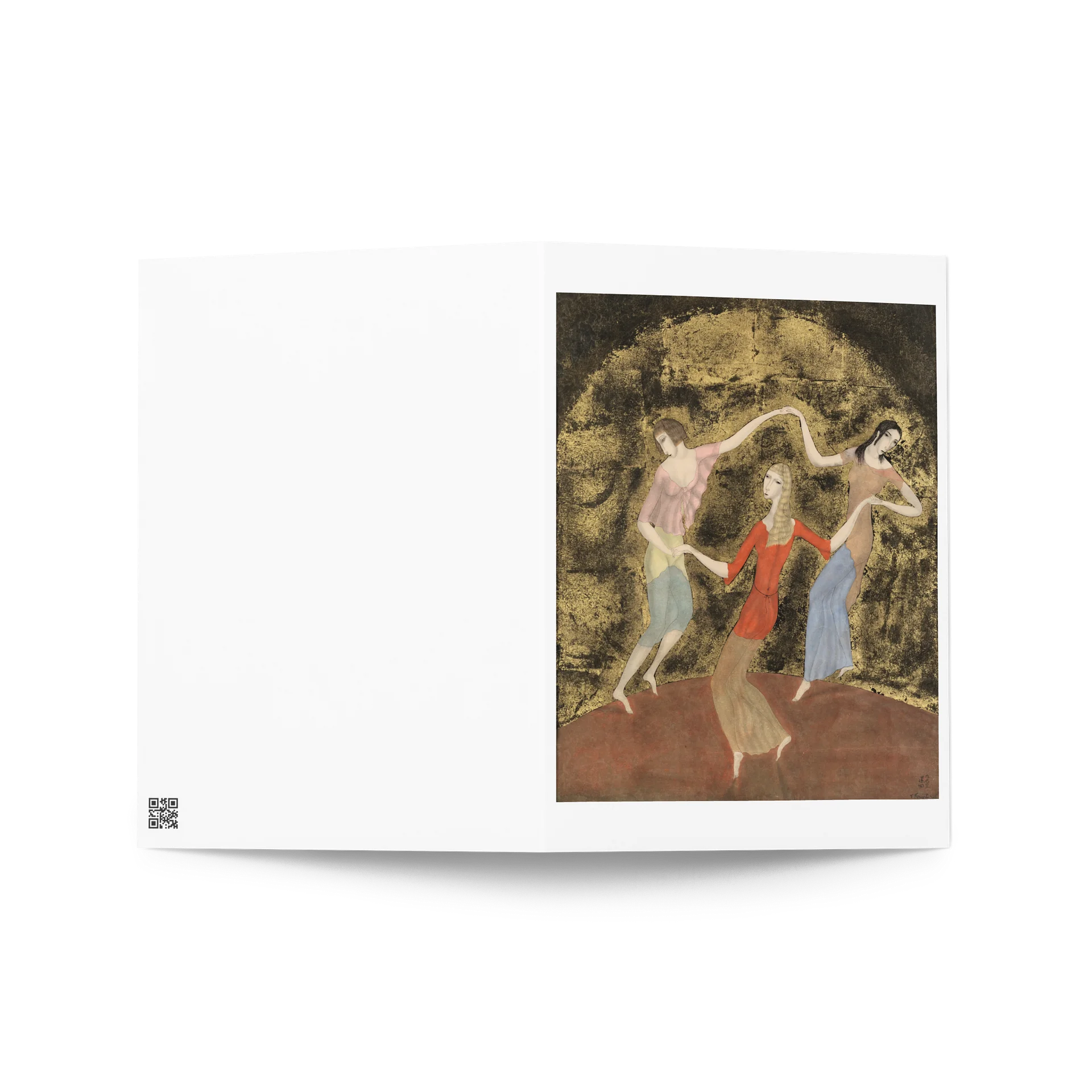 Foujita - Les Trois Danseuses - Blank Card product image (5)