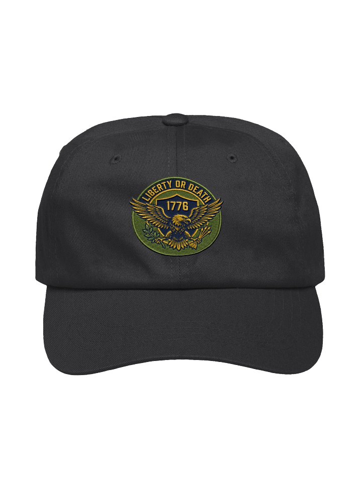 The 1776 "Liberty or Death" Vintage Dad Hat product image (1)