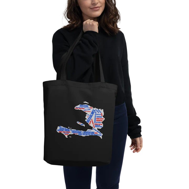 Revolutionary Haiti Word Cloud Tote Bag product image (2)