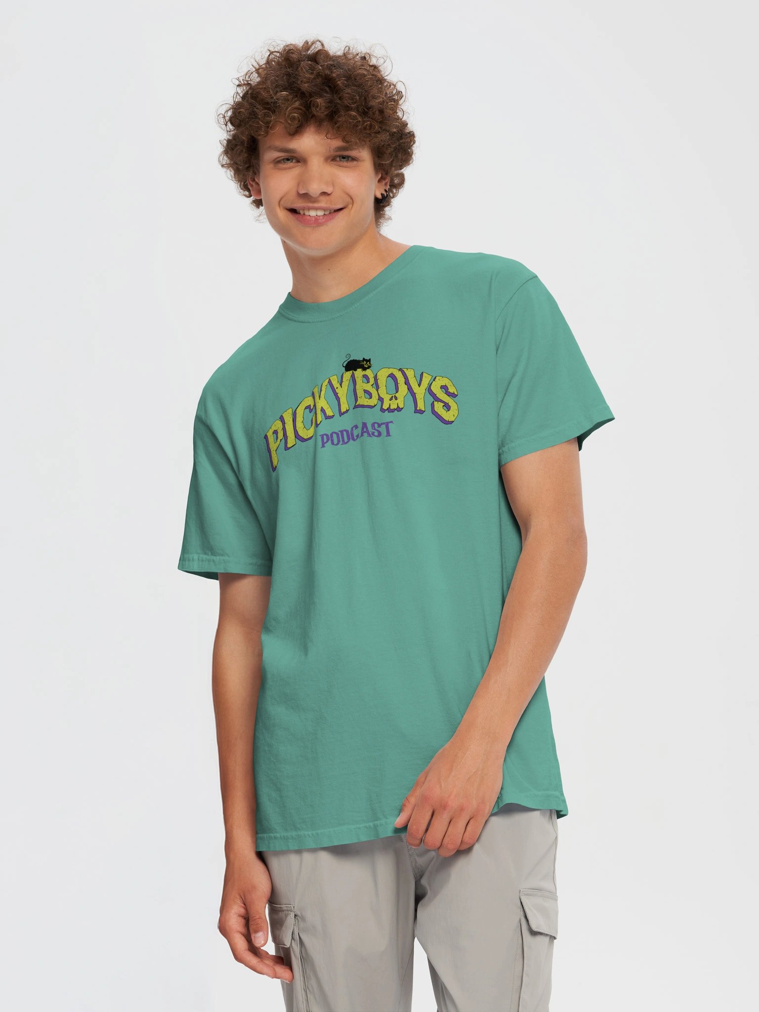Black Cat Pod T-Shirt (7 Colors) product image (41)
