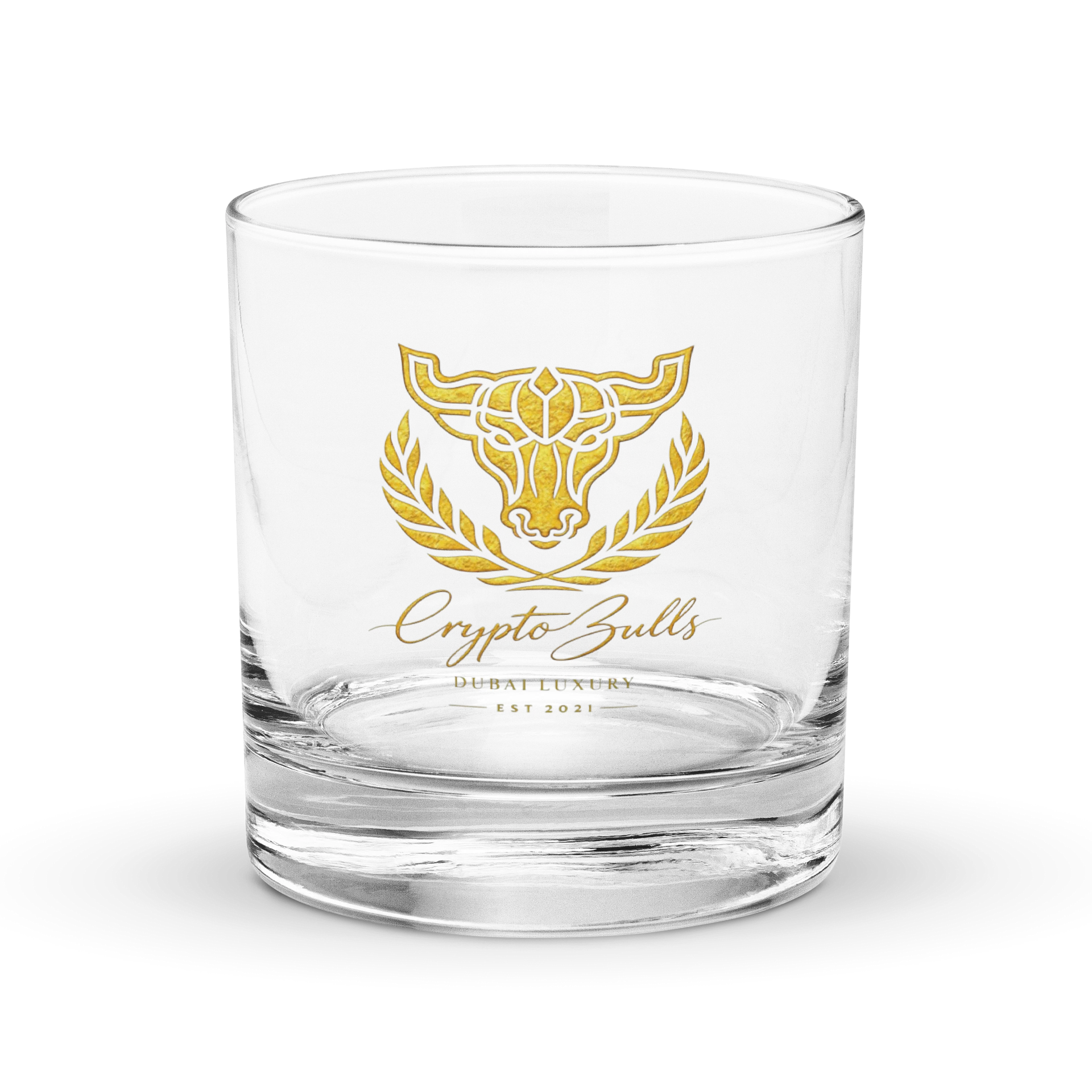 Bullish Gold Crest Rocks Glass product image (1)