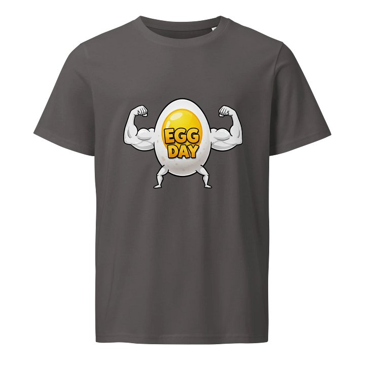 Egg Day Muscle Madness Organic Tee product image (3)