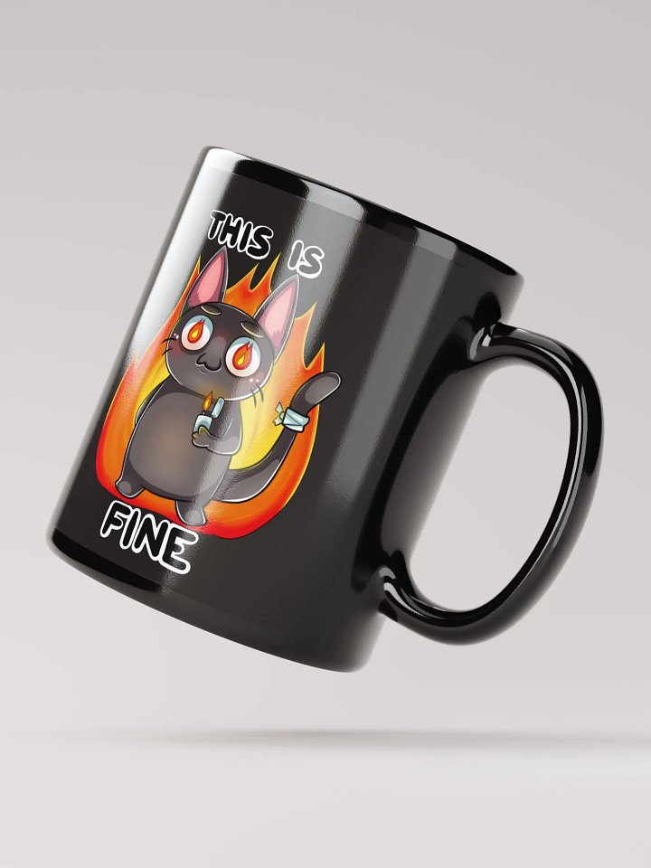 This Is Fine - Chaos Kittun Lefty Mug product image (4)