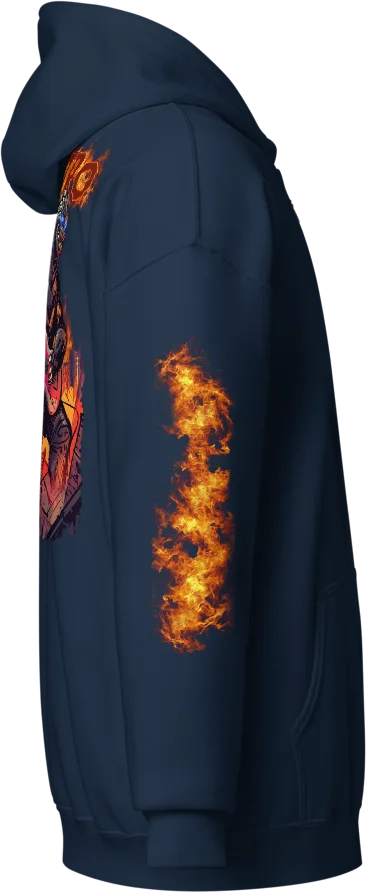 Zip Up Hoodie - Rock Zilla product image (4)