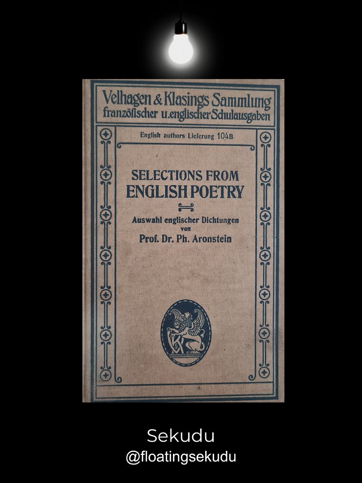 Selections from English Poetry [1913] product image (1)