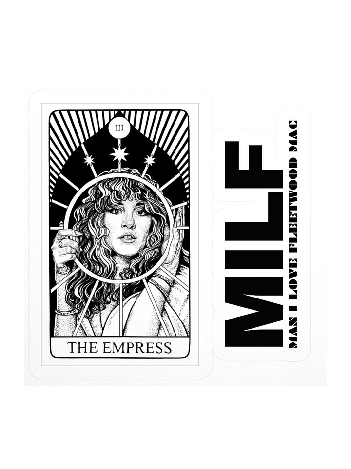 Stevie Nicks Empress Tarot Card Stickers product image (1)