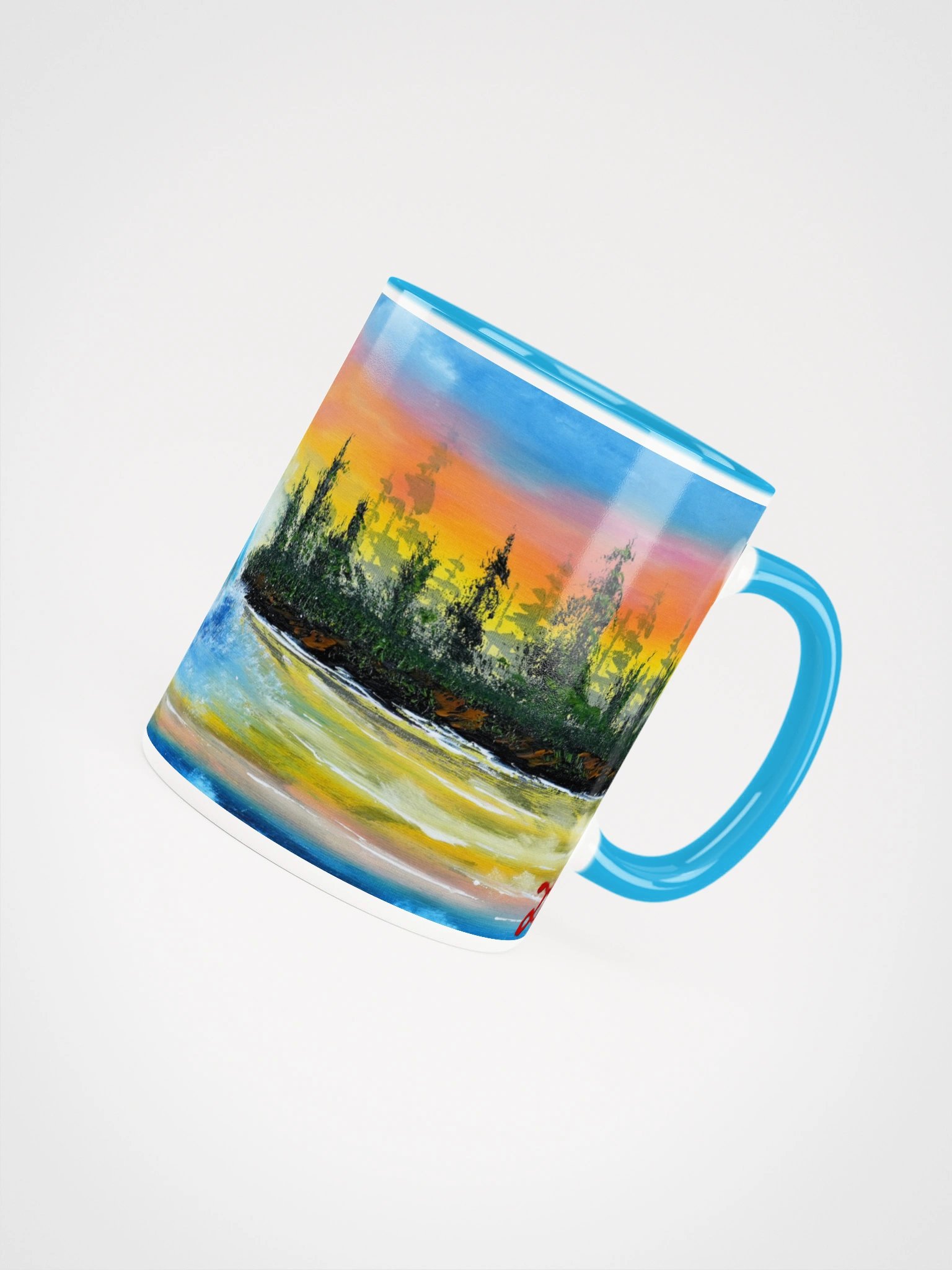 The Sunset Waterfall (Mug) product image (4)