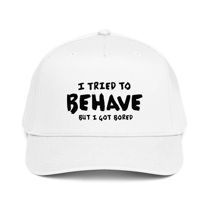 I Tried (white) - Baseball Cap product image (1)