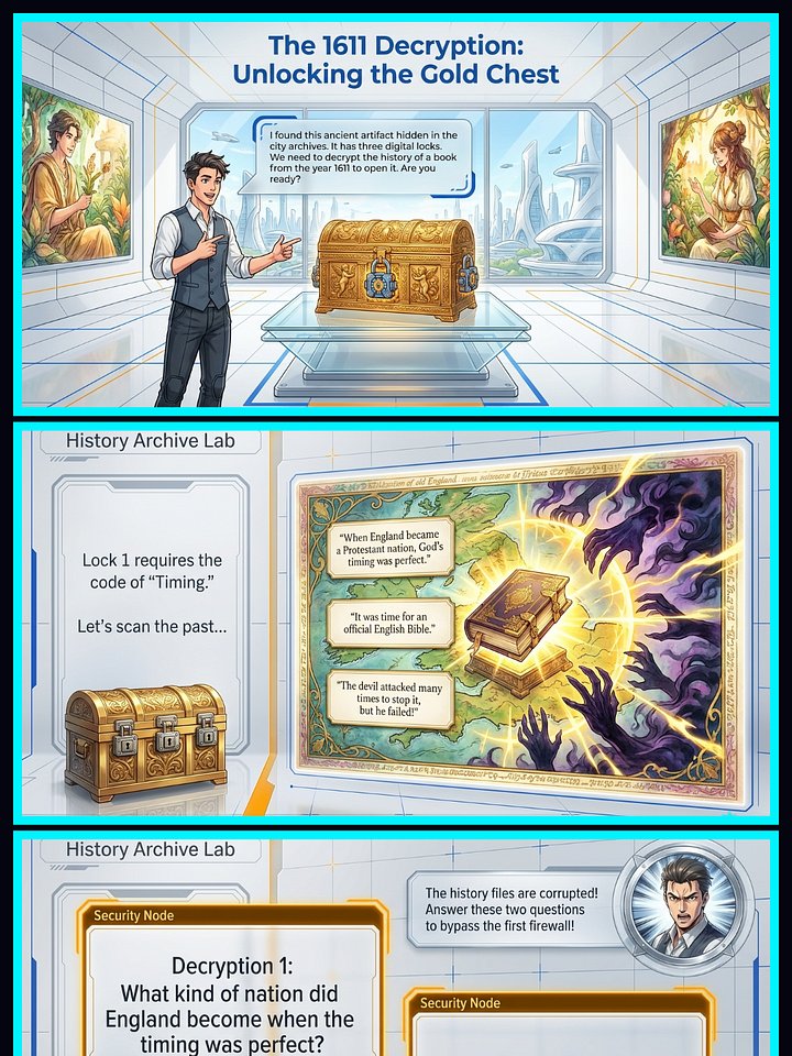 [Study Guide] BBH: S5 – KJV Translation, E4: The King James Bible Is Born product image (1)