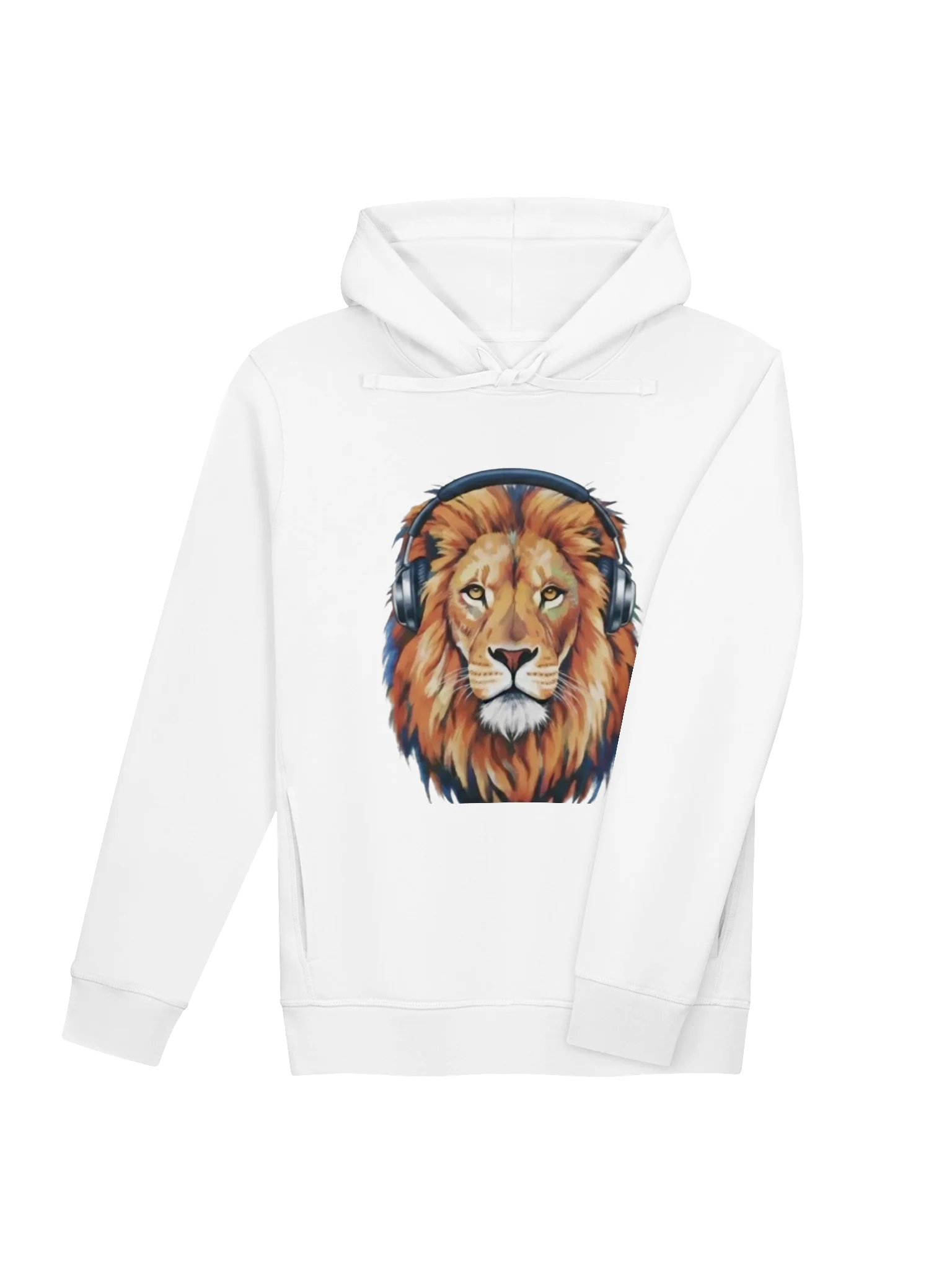 Majestic Neon Lion | Organic Premium Hoodie product image (12)