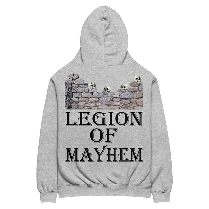 LEGION OF MAYHEM GRAY HOODIE product image (2)