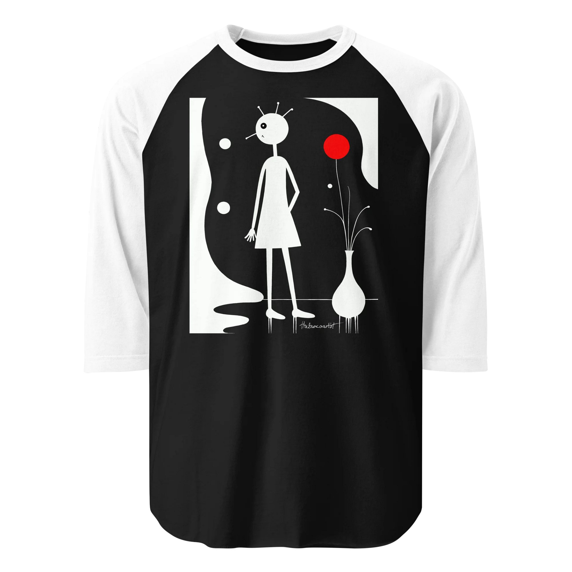 Tultex Fine Jersey Raglan Tee product image (3)